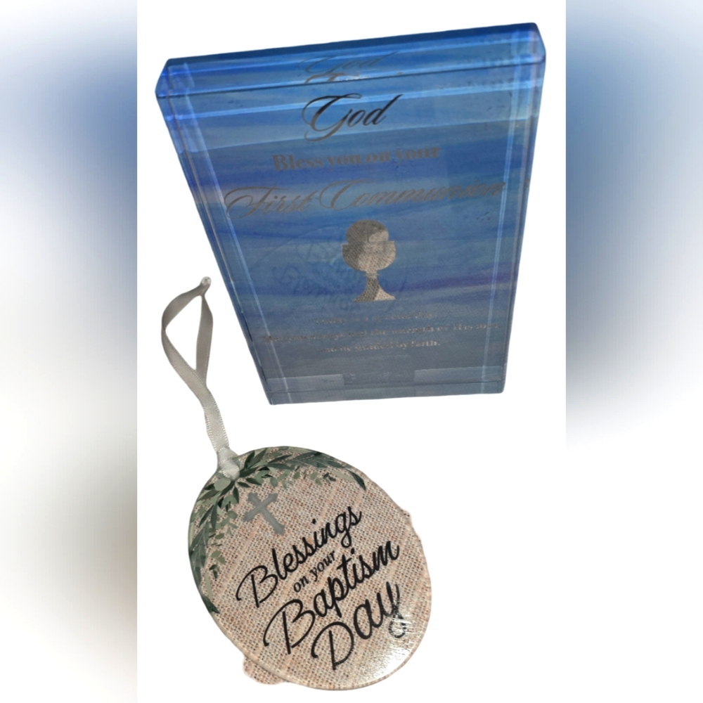 MARDEL Baptism Ornaments New
